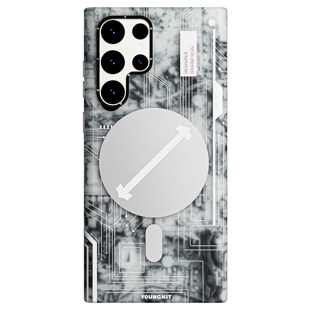 YoungKit Technology Serisi Galaxy S23 Ultra Kılıf Magsafe Şarj Özellikli Telefon Kılıfı - 6 YoungKit Technology Serisi Galaxy S23 Ultra Kılıf Magsafe Şarj Özellikli Telefon Kılıfı - 6